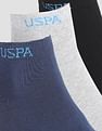 USPA Innerwear Ankle Length Stretch I646 Socks - Pack Of 3