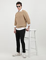 Tommy Hilfiger Oval Structure Crew Neck Sweater