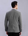 Tommy Hilfiger Self-Design Regular-Fit Polyester Single Breasted Blazer