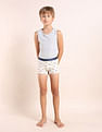 USPA Innerwear Boys Mid Rise Cotton Spandex Trunks - Pack Of 5