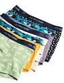 USPA Innerwear Boys Mid Rise Cotton Spandex Trunks - Pack Of 5