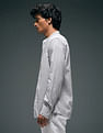 Flying Machine Vertical Striped Regular Fit Shirt