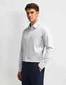 Arrow Italian Elegance Geometric Slim Fit Shirt