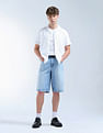 Flying Machine Regular Fit Seersucker Original Shirt