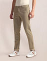 U.S. Polo Assn. Geometric Print Twill Slim Trousers