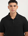 Calvin Klein Drop Needle Waffle Polo Shirt