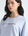 Tommy Hilfiger Crew Neck Brand Embroidered Sweatshirt