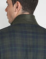 Arrow Tartan Check Knit Blazer
