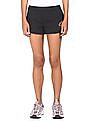 Calvin Klein Women Black Elasticized Waist Solid Shorts