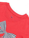 U.S. Polo Assn. Kids Girls Bow Print Regular Fit T-Shirt