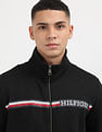 Tommy Hilfiger Chest Stripe Zip Through Sweatshirt