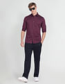 Flying Machine Vertical Stripe Slim Fit Shirt