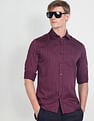 Flying Machine Vertical Stripe Slim Fit Shirt