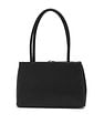 Tommy Hilfiger Solid Black Pu Shoulder Bag