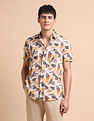 U.S. Polo Assn. Denim Co. Abstract Printed Slim Fit Shirt