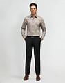 Arrow Slim Fit Textured Pattern Shirt