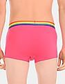 Calvin Klein Underwear Men Pink Pride Low Rise Solid Stretch Trunks