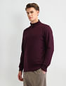 Arrow Textured Regular Fit Sweatshirt