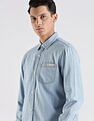 Calvin Klein Jeans Solid Regular Fit Cotton Shirt
