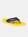 U.S. Polo Assn. Men Brand Print Non-Skid Zedo Flip Flops