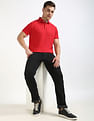 Tommy Hilfiger Solid Regular-Fit Cotton Polo Shirt