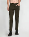Flying Machine Slim Tapered Fit Twill Trousers