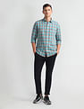 Arrow Sports Linen Blend Slim Fit Shirt