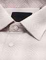 Arrow Slim Fit Textured Pattern Shirt