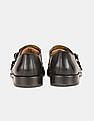 Cole Haan Men Black Giraldo Double Monk Strap Leather Shoes