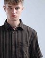 Flying Machine Vertical Striped Color Of Home Shirt