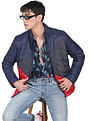 Flying Machine High Neck Colour Block Padded Jacket