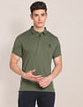 U.S. Polo Assn. Brand Tape Solid Polo Shirt