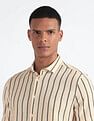 Flying Machine 30's Slub Striped Shirt