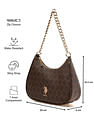 U.S. Polo Assn. Kali Monogram Shoulder Bag