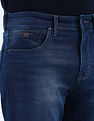 Flying Machine Slash Slim Tapered Fit Jeans