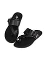 U.S. Polo Assn. Buckle Strap Leather Slippers