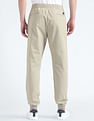 Flying Machine Drawstring Waist Slim Joggers