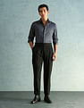 Arrow Newyork Slim Fit Smart Satin Shirt