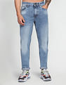 Flying Machine Stone Wash Slash Slim Tapered Jeans