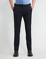 Arrow Slim Fit Mid Rise Trousers