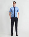 Arrow Slim Fit Mid Rise Trousers