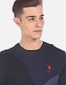 U.S. Polo Assn. V-Neck Panelled Sweater