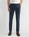 Arrow Newyork Textured Slim Fit Trousers