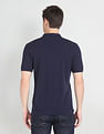 Arrow Sports Tropical Print Cotton Polo Shirt