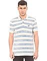 U.S. Polo Assn. Denim Co. Striped Muscle Fit Polo Shirt