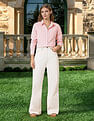 U.S. Polo Assn. Women Regular Fit Vertical Striped Shirt