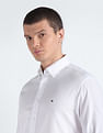 Tommy Hilfiger Solid Dobby Cotton Shirt