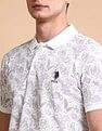 U.S. Polo Assn. Floral Printed Slim Fit Polo Shirt