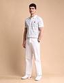 U.S. Polo Assn. Floral Printed Slim Fit Polo Shirt