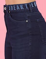 Flying Machine Women High Rise Stone Wash Straight Fit Jeans